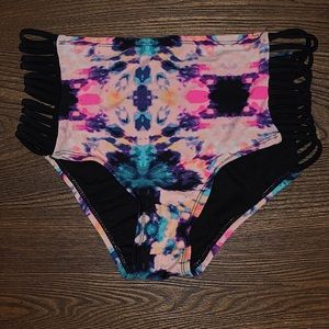 TYE DYE HIGH WAIST BIKINI BOTTOM 💖